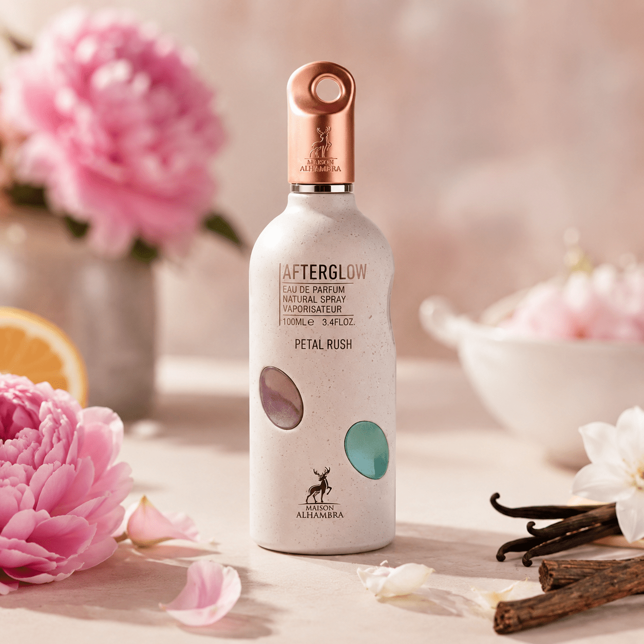 Maison Alhambra Afterglow Petal Rush ميزون الحمراء، توهج ما بعد الشفق، اندفاع البتلات - Princess Cosmetics Qatar