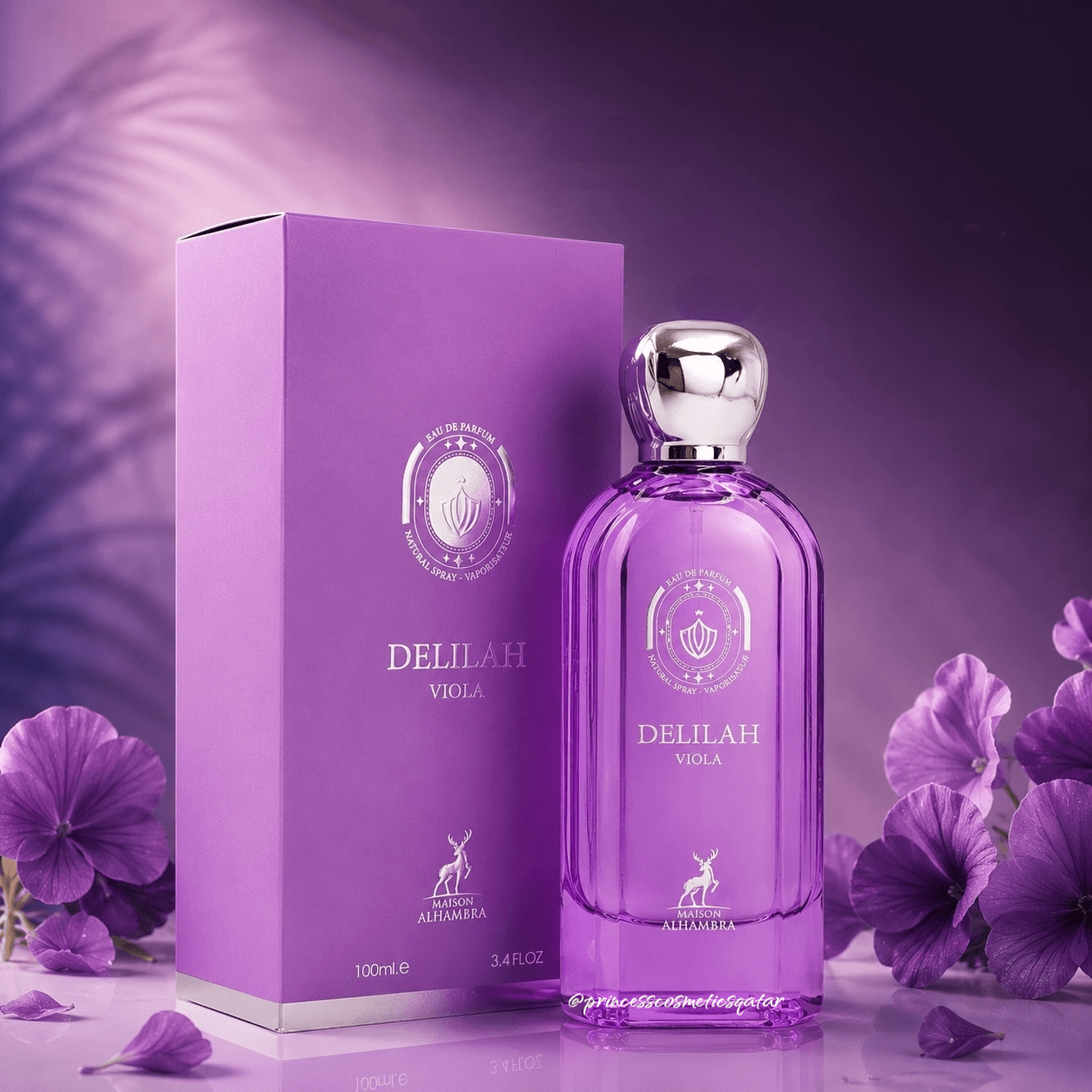 Maison Alhambra Delilah Voila 100ml ميزون الحمراء دليلة فويلا - Princess Cosmetics Qatar