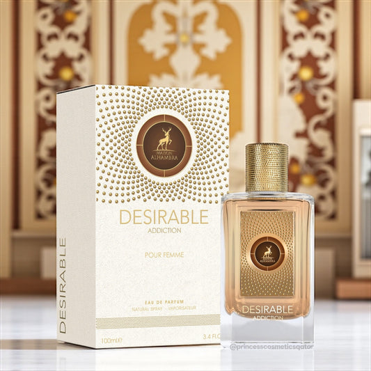 Maison Alhambra Desirable Addiction 100ml دار الحمراء - الإدمان المرغوب - Princess Cosmetics Qatar