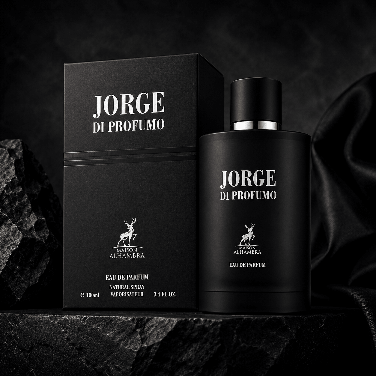 Maison Alhambra Jorge di Profumo 100ml ميزون الحمراء خورخي دي بروفومو - Princess Cosmetics Qatar