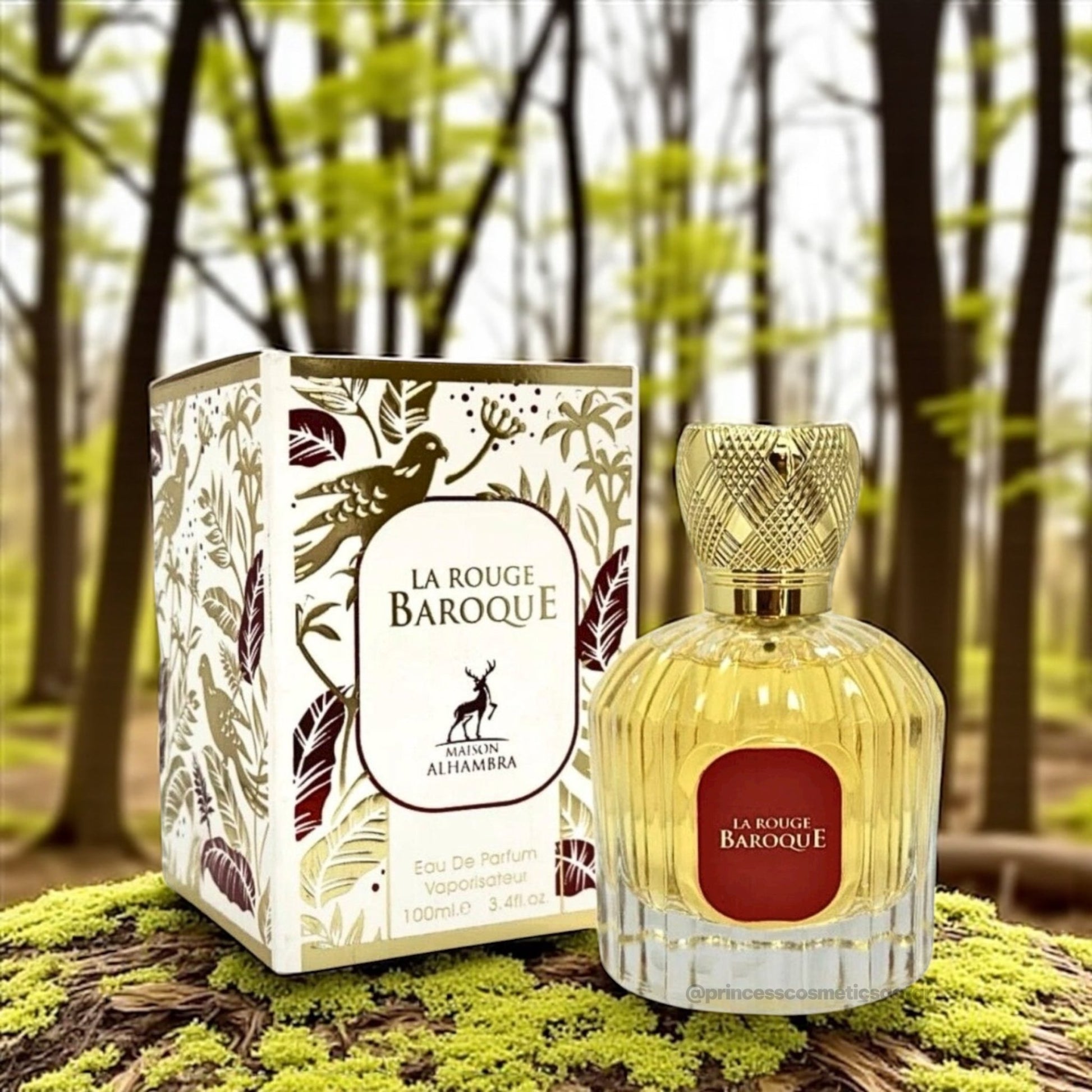 Maison Alhambra La Rouge Baroque 100ml ميزون الحمراء لا روج باروك - Princess Cosmetics Qatar
