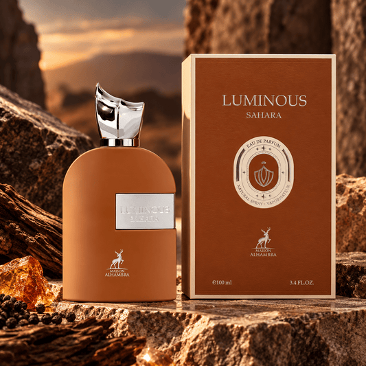 Maison Alhambra Luminous Sahara 100ml ميزون الحمراء لومينوس صحارى - Princess Cosmetics Qatar
