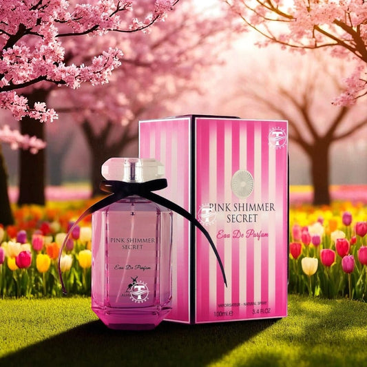 Maison Alhambra Pink Shimmer Secret 100ml مايسون الحمراء بينك شيمر سيكريت - Princess Cosmetics Qatar