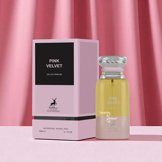 Maison Alhambra Pink Velvet 80ml ميزون الحمراء بينك فيلفيت - Princess Cosmetics Qatar