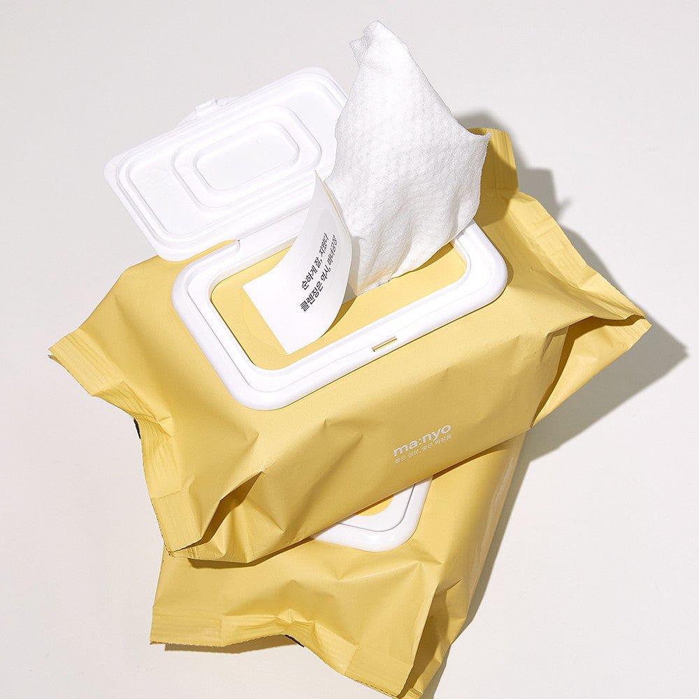 Manyo Pure Cleansing Tissue (80 Sheets) مناديل مانيو النقية للتنظيف - Princess Cosmetics Qatar