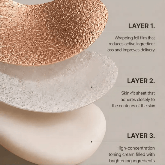Marshique Niacin Dark Spot Cream Mask (3 Patches) قناع كريم البقع الداكنة من مارشيك نياسين - Princess Cosmetics Qatar