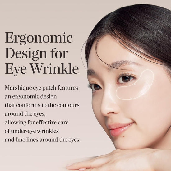 Marshique Wrinkle Repair Hydrogel Eye Patch (18 Patches) رقعة العين المائية لإصلاح التجاعيد من مارشيك - Princess Cosmetics Qatar