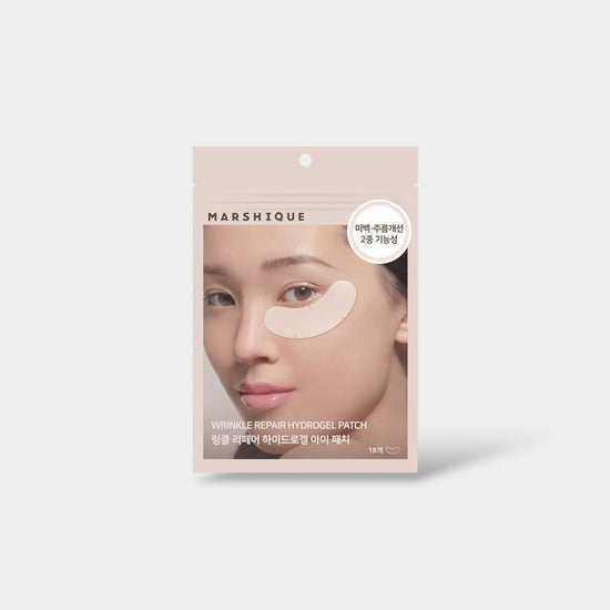 Marshique Wrinkle Repair Hydrogel Eye Patch (18 Patches) رقعة العين المائية لإصلاح التجاعيد من مارشيك - Princess Cosmetics Qatar