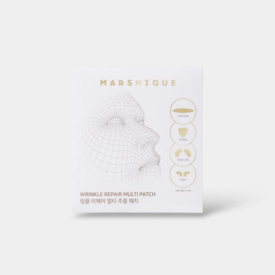 Marshique Wrinkle Repair Multi Patch (60 Patches) رقعة مارشيك لإصلاح التجاعيد متعددة الاستخدامات - Princess Cosmetics Qatar
