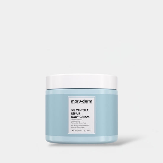 Maruderm 5% Centella Repair Body Cream 400ml. ماروديرم 5٪ كريم الجسم كينتيلا ريبير - Princess Cosmetics Qatar