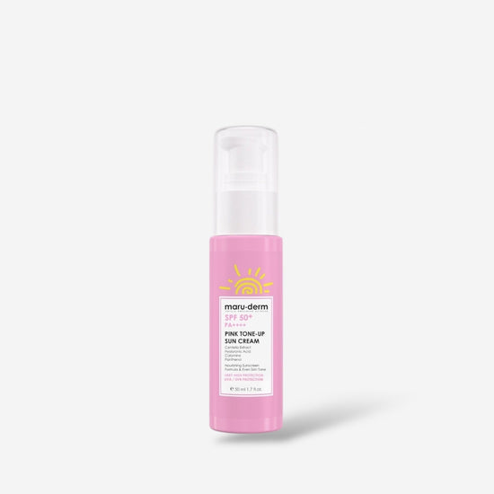 Maruderm Pink Tone - Up Sun Cream 50ml كريم الوقاية من الشمس بينك تون - أب من ماروديرم - Princess Cosmetics Qatar
