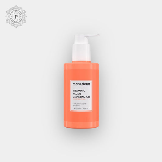 Maruderm Vitamin C Facial Cleansing Gel 200ml. جل تنظيف الوجه بفيتامين C من مارودرم، 200 مل - Princess Cosmetics Qatar