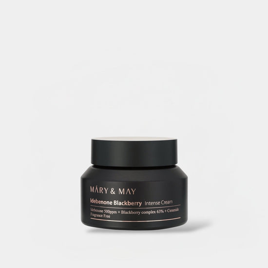 Mary&May Idebenone + Blackberry Complex Intensive Cream 70g. ماري آند ماي إيديبينون + كريم بلاك بيري المركب المكثف - Princess Cosmetics Qatar