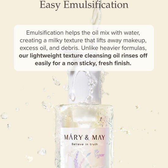 Mary&May Rice Glutathione LHA Glutathione Cleansing Oil 200ml زيت التنظيف بالجلوتاثيون LHA من ماري آند ماي رايس - Princess Cosmetics Qatar