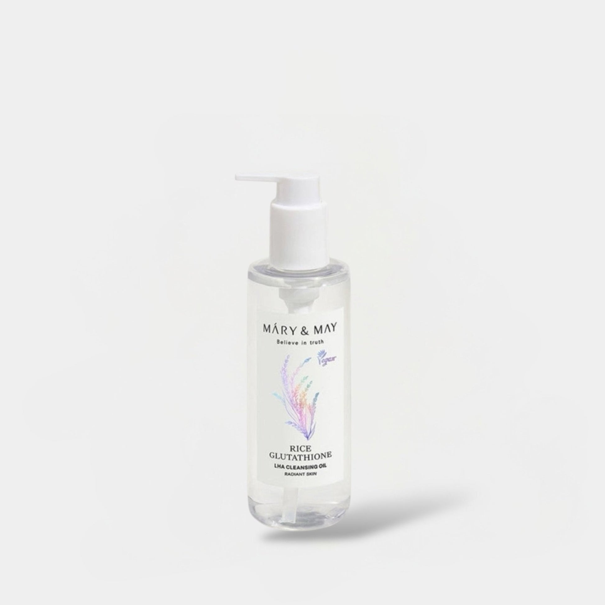 Mary&May Rice Glutathione LHA Glutathione Cleansing Oil 200ml زيت التنظيف بالجلوتاثيون LHA من ماري آند ماي رايس - Princess Cosmetics Qatar