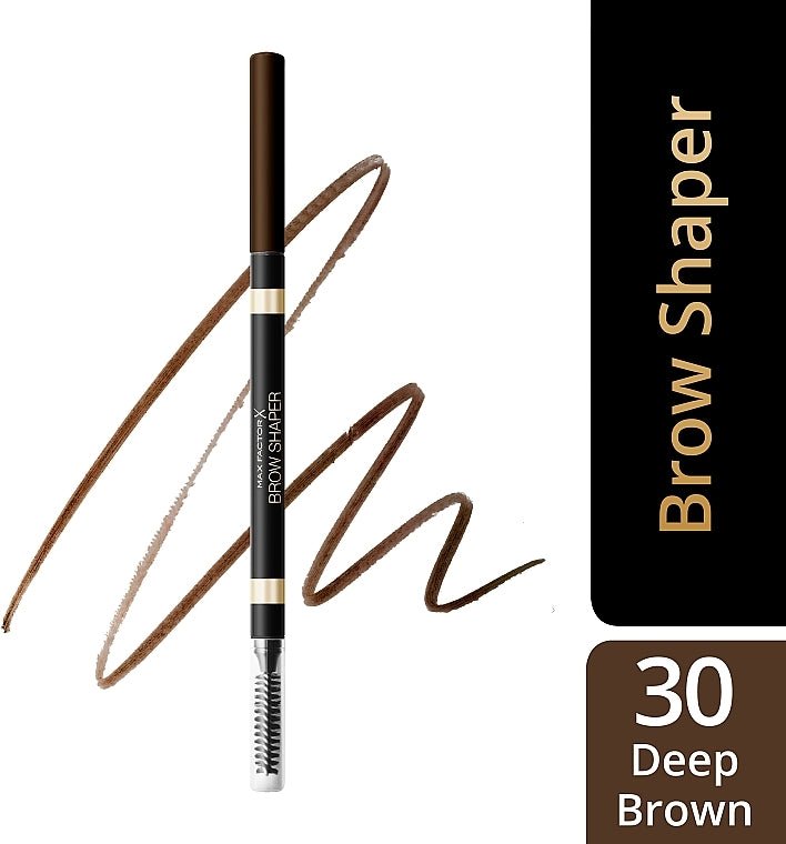 Max Factor Brow Shaper Eyebrow Pencil ماكس فاكتور قلم تحديد ورسم الحواجب - Princess Cosmetics Qatar