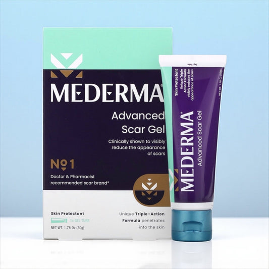 Mederma Advanced Scar Gel 50g. جل ميديرما المتطور للندبات - Princess Cosmetics Qatar
