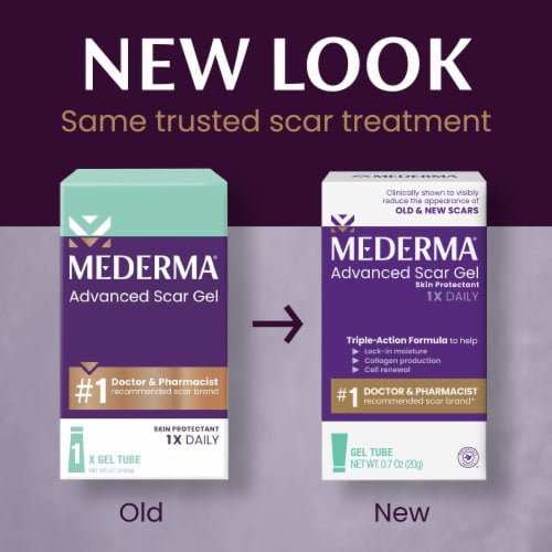 Mederma Advanced Scar Gel 50g. جل ميديرما المتطور للندبات - Princess Cosmetics Qatar