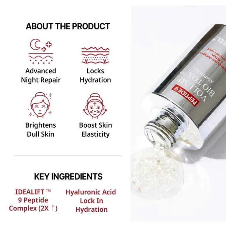 Medi - peel Peptide 9 Volume Biotox Ampoule Pro 100ml أمبولة بيوتوكس برو ببتيد ميدي - بيل 9 فوليوم - Princess Cosmetics Qatar