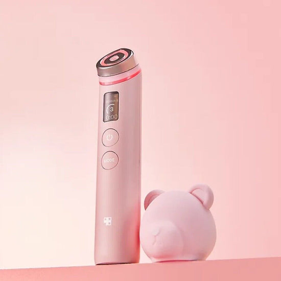 Medicube AGE - R Booster Pro Head Case - PINK BEAR غطاء رأس ميديكيوب إيج - آر بوستر برو - دب وردي - Princess Cosmetics Qatar