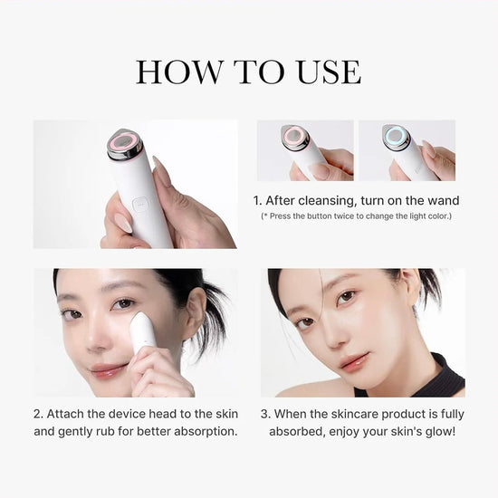 Medicube AGE - R Booster Pro Mini White ميديكوب إي جي إي - آر بوستر برو ميني أبيض - Princess Cosmetics Qatar