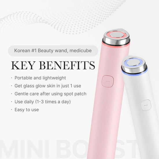 Medicube AGE - R Booster Pro Mini White ميديكوب إي جي إي - آر بوستر برو ميني أبيض - Princess Cosmetics Qatar