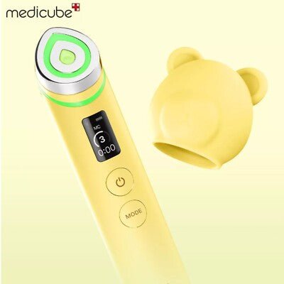 Medicube Age - R Booster Pro Yellow Bear Head Case علبة رأس الدب الأصفر لجهاز ميديكوب أيج - آر بوستر برو - Princess Cosmetics Qatar