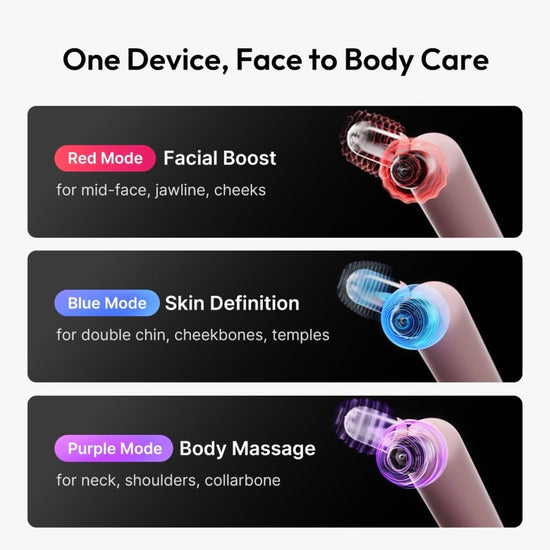 Medicube Age-R Booster V Roller Set Pink (Mini Plus + V Roller) مجموعة ميديكوب إيج-آر بوستر في رولر باللون الوردي (ميني بلس + بكرة التدليك على شكل حرف V) - Princess Cosmetics Qatar