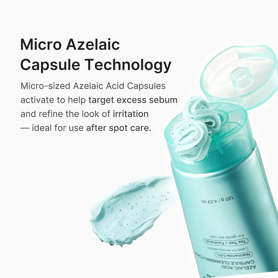 Medicube Azelaic Acid Capsule Cleansing Foam 120g كبسولات غسول رغوي بحمض الأزيليك من ميديكوب - Princess Cosmetics Qatar