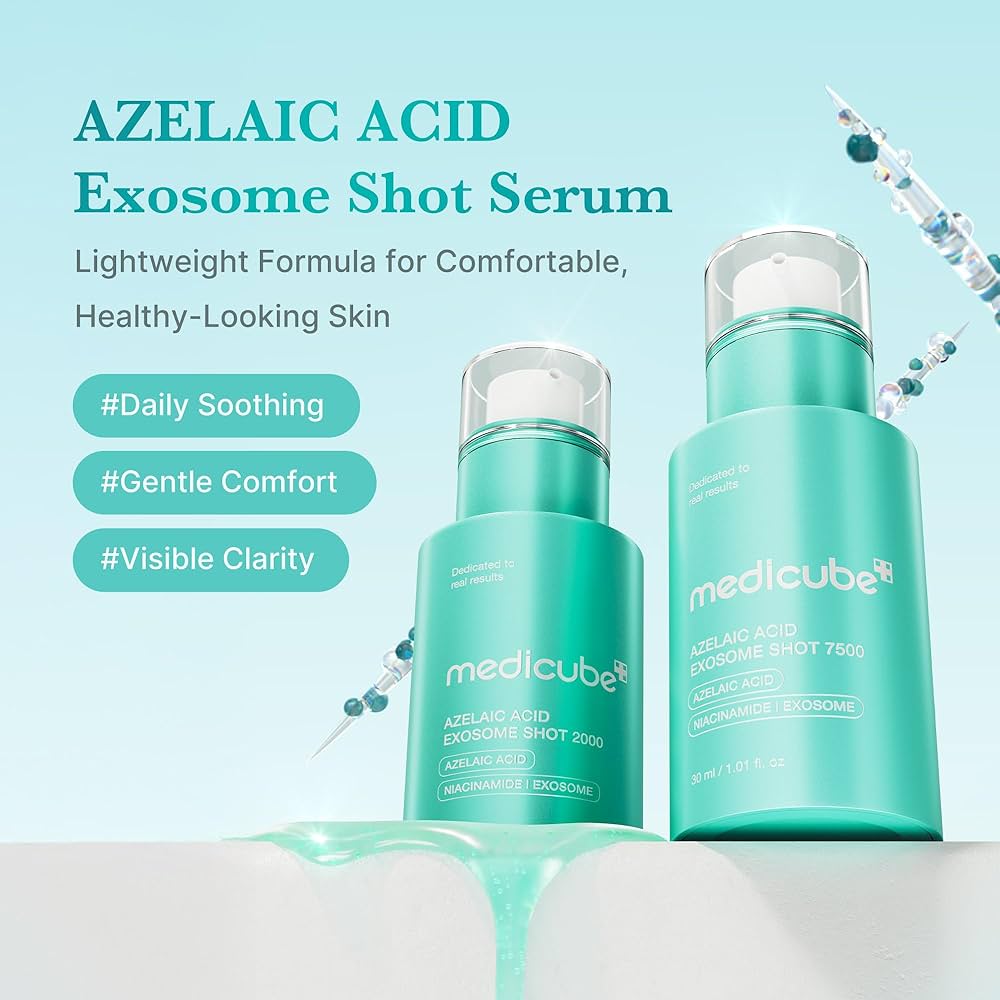 Medicube Azelaic Acid Exosome Shot 7500 30ml حقنة إكسوسوم حمض الأزيليك ميديكيوب 7500 - Princess Cosmetics Qatar