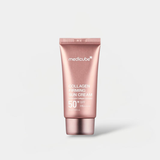 Medicube Collagen Firming Sun Cream 50ml كريم ميديكيوب كولاجين لشد البشرة من الشمس - Princess Cosmetics Qatar