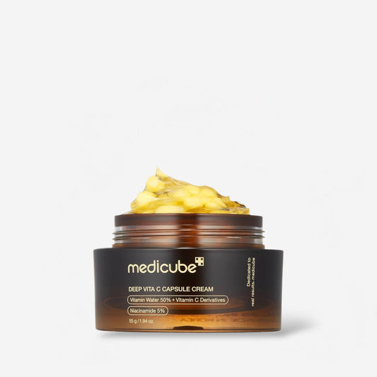 Medicube Deep Vita C Capsule Cream 55g ميديكيوب ديب فيتا سي كبسول كريم - Princess Cosmetics Qatar