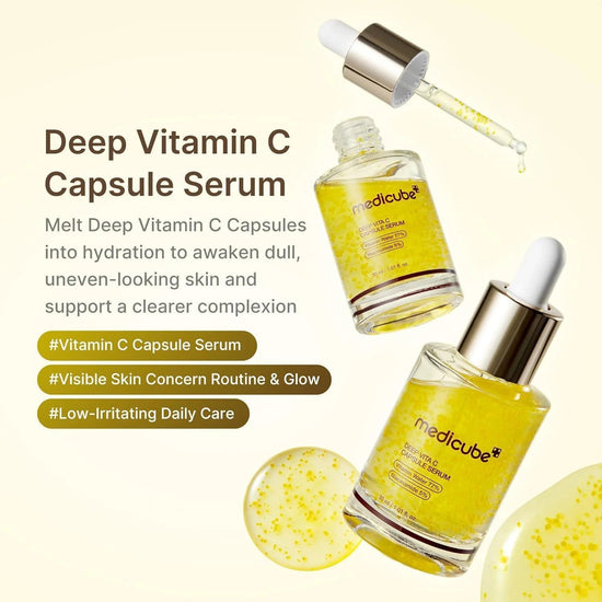 Medicube Deep Vita C Capsule Serum 30ml مصل كبسولة ميديكيوب ديب فيتا سي - Princess Cosmetics Qatar