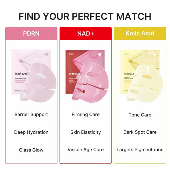 Medicube EGF NAD Firming Gel Mask (1 Sheet) قناع جل لشد البشرة من ميديكوب EGF NAD - Princess Cosmetics Qatar