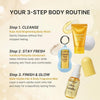 Medicube Fresh Glow Travel BODY Kit (3pcs) طقم ميديكوب فريش جلو للسفر للعناية بالجسم - Princess Cosmetics Qatar