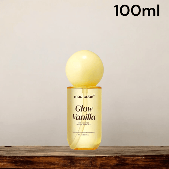 Medicube Glow Vanilla Hair & Body Fragrance Mist معطر للجسم والشعر برائحة الفانيليا من ميديكوب جلو، حجم مناسب للسفر - Princess Cosmetics Qatar