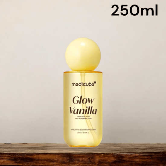 Medicube Glow Vanilla Hair & Body Fragrance Mist معطر للجسم والشعر برائحة الفانيليا من ميديكوب جلو، حجم مناسب للسفر - Princess Cosmetics Qatar