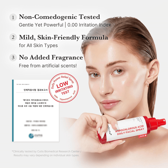 Medicube Hypochlorous Acid Daily Facial Spray 125ml بخاخ الوجه اليومي بحمض الهيبوكلوروس من ميديكوب - Princess Cosmetics Qatar