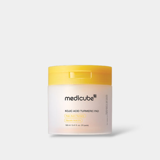 Medicube Kojic Acid Turmeric Pad 160ml ضمادة الكركم من ميديكيوب بحمض الكوجيك - Princess Cosmetics Qatar
