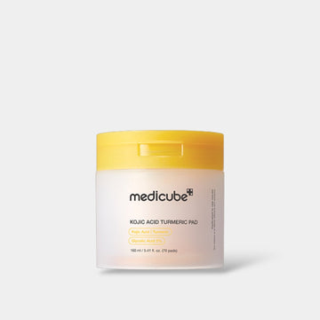 Medicube Kojic Acid Turmeric Pad 160ml ضمادة الكركم من ميديكيوب بحمض الكوجيك - Princess Cosmetics Qatar