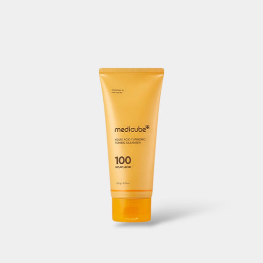 Medicube Kojic Acid Turmeric Toning Cleanser 120g منظف ميديكيوب بحمض الكوجيك والكركم لتوحيد لون البشرة - Princess Cosmetics Qatar