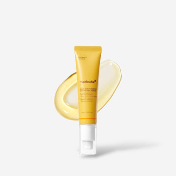 Medicube Kojic Acid Turmeric Vita Eye Gel Serum 30ml مصل جل العين من ميديكيوب بحمض الكوجيك والكركم فيتا - Princess Cosmetics Qatar