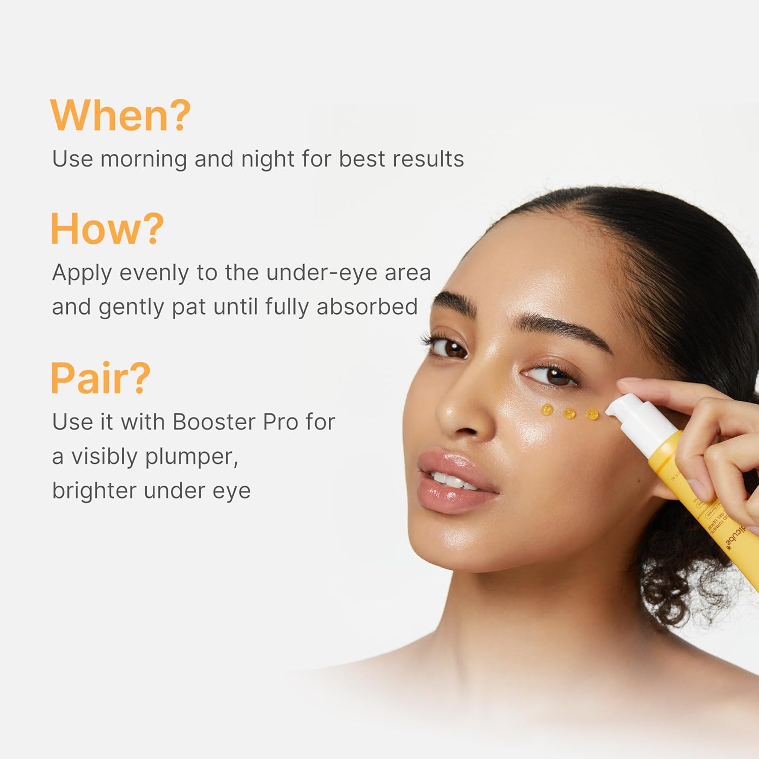 Medicube Kojic Acid Turmeric Vita Eye Gel Serum 30ml مصل جل العين من ميديكيوب بحمض الكوجيك والكركم فيتا - Princess Cosmetics Qatar