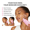 Medicube PDRN Collagen Gua Sha Neck Wrinkle Cream 90g كريم ميديكوب بي دي آر إن كولاجين غوا شا لعلاج تجاعيد الرقبة - Princess Cosmetics Qatar