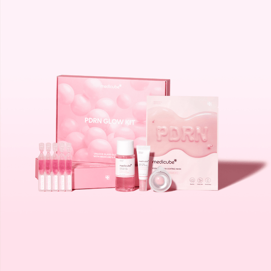 Medicube PDRN Glow Kit مجموعة ميديكوب بي دي آر إن جلو - Princess Cosmetics Qatar