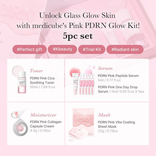 Medicube PDRN Glow Kit مجموعة ميديكوب بي دي آر إن جلو - Princess Cosmetics Qatar