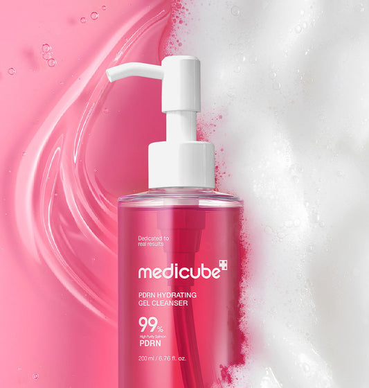 Medicube PDRN Hydrating Gel Cleanser 200ml جل منظف مرطب من ميديكيوب PDRN - Princess Cosmetics Qatar