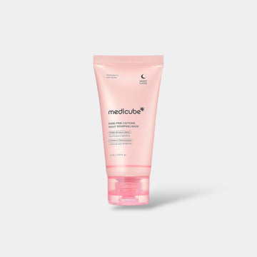 Medicube PDRN Pink Caffeine Night Wrapping Mask 75ml قناع ميديكيوب PDRN الوردي الليلي بالكافيين - Princess Cosmetics Qatar