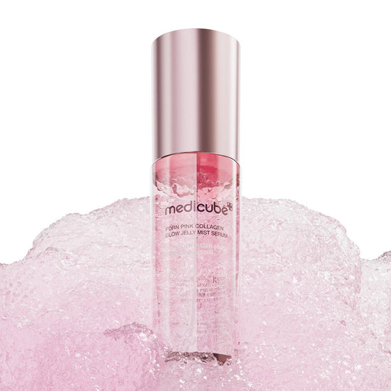 Medicube PDRN Pink Collagen Glow Jelly Mist Serum 100ml سيروم ميديكوب بي دي آر إن بينك كولاجين جلو جيلي ميست - Princess Cosmetics Qatar