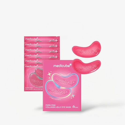 Medicube PDRN Pink Collagen Jelly Eye Mask قناع العين جيلي الكولاجين الوردي من ميديكوب PDRN - Princess Cosmetics Qatar